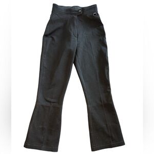 AFRC black bootcut wool blend lined ski snowboarding pants comfort warmth NWT 8